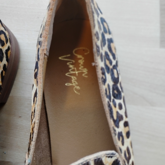 Crown Vintage Size 8 Calf Hair Loafers New without Box - Picture 5 of 11